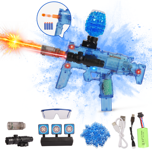 Galaxy MP7 Gel Ball&Soft Bullet Dual Modes Blaster With IR&Muzzle Light | US Stock