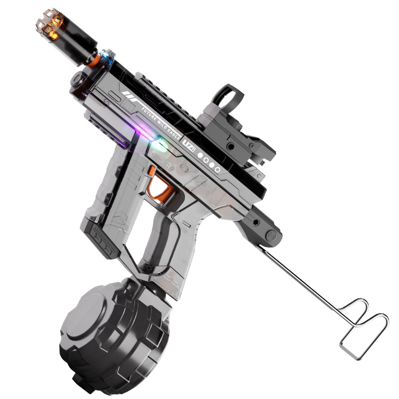 UZI LED Electric Water Gun With Auto Water Absorption and Recoil Effect