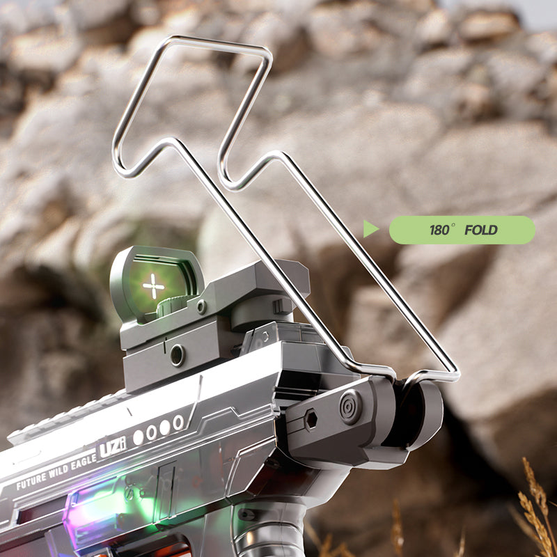 UZI LED Electric Water Gun With Auto Water Absorption and Recoil Effect