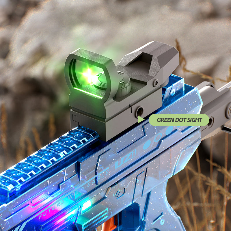 UZI LED Electric Water Gun With Auto Water Absorption and Recoil Effect