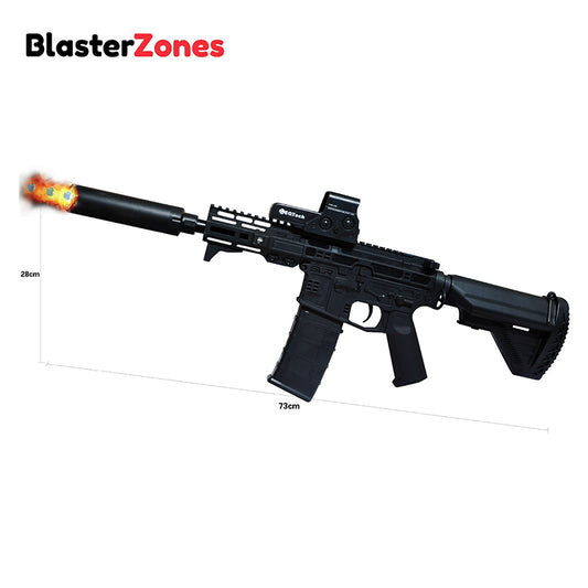 SLR Electric Blowback Gel Blaster With Adjustable Stock