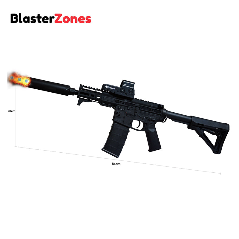 SLR Electric Blowback Gel Blaster With Adjustable Stock