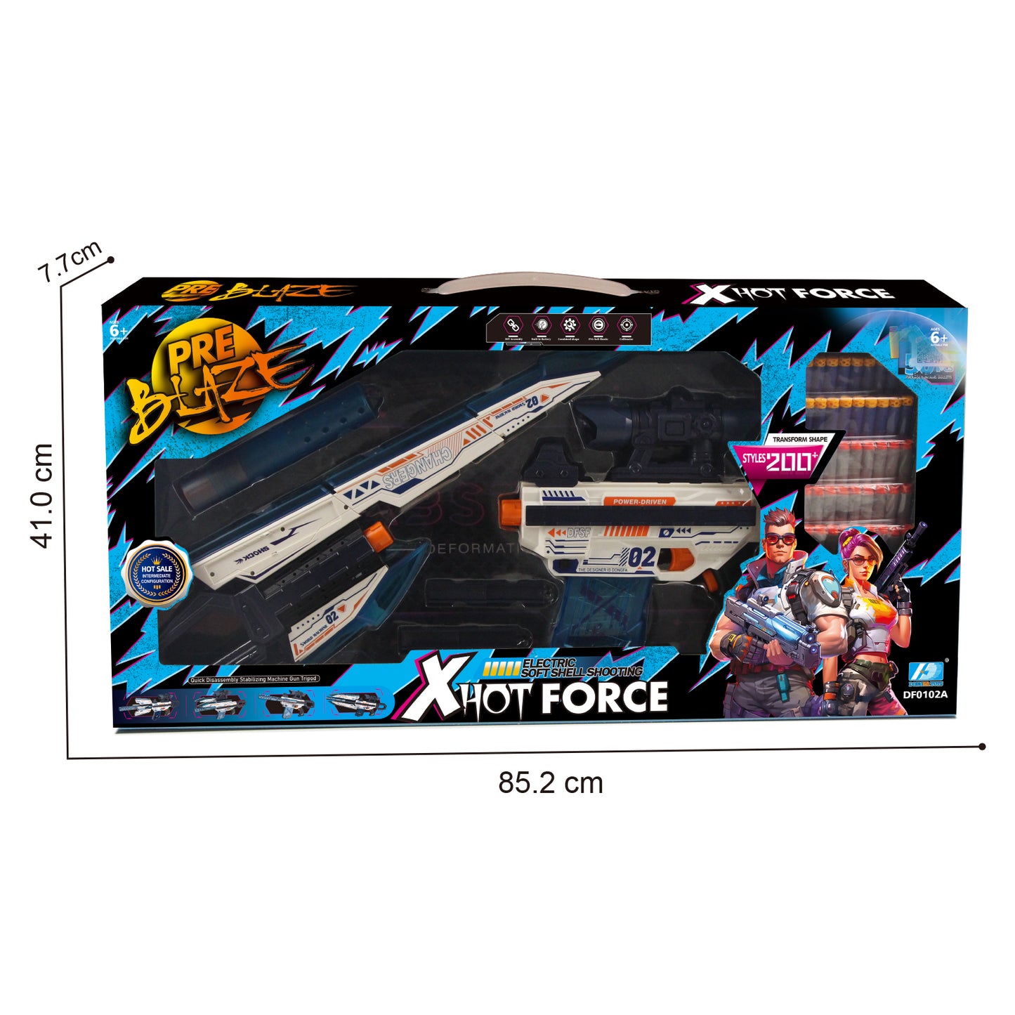 M416 Electric Sniper Soft Bullet Shell Ejecting Toys Gun