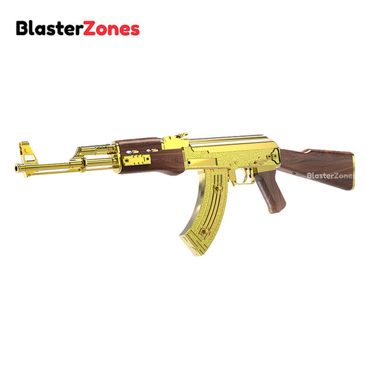 XYL Gold/Silver AK-47 Gel Blaster