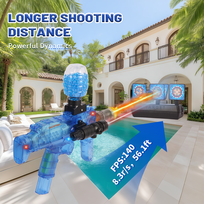 Galaxy MP7 Gel Ball&Soft Bullet Dual Modes Blaster With IR&Muzzle Light | US Stock